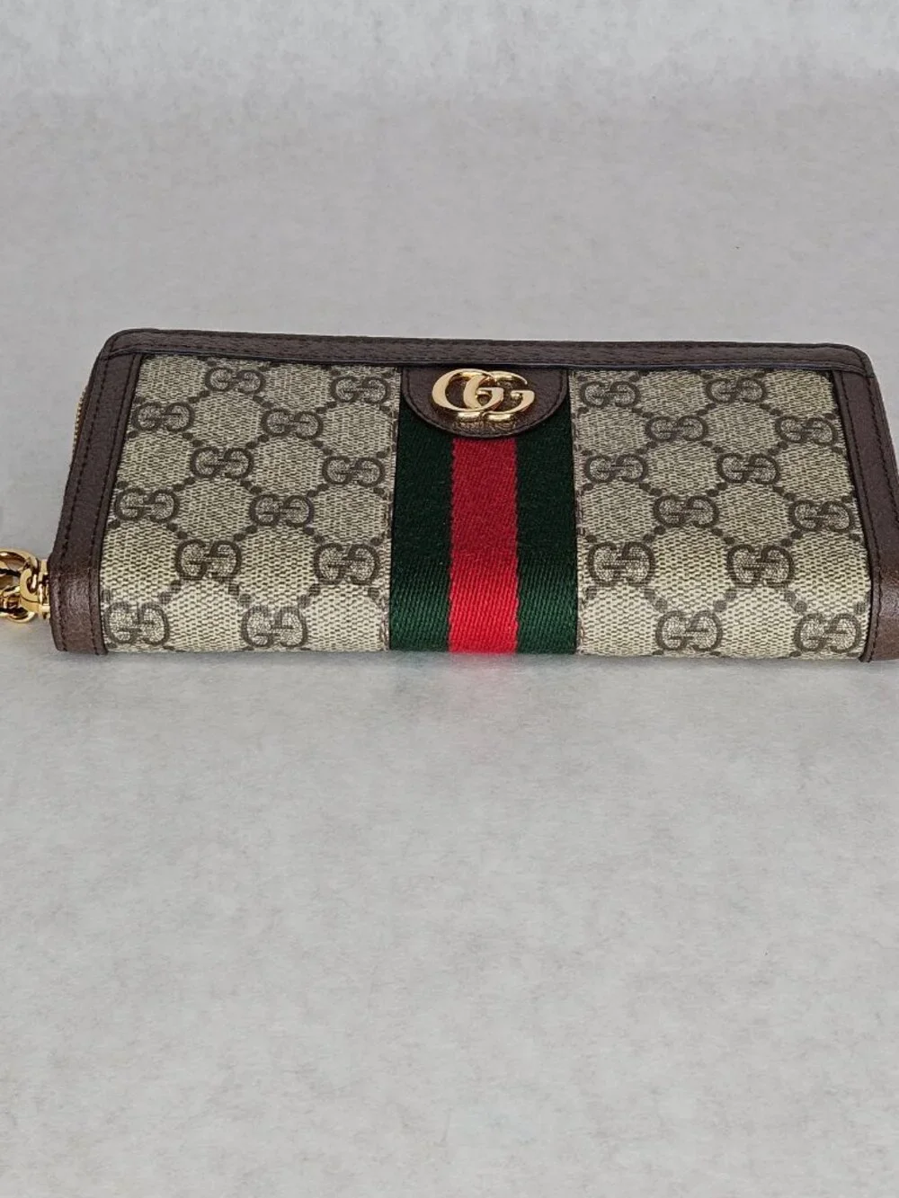 Gucci GG Supreme Canvas Ophidia Long Wallet Zippy Organizer - Picture 7 of 13